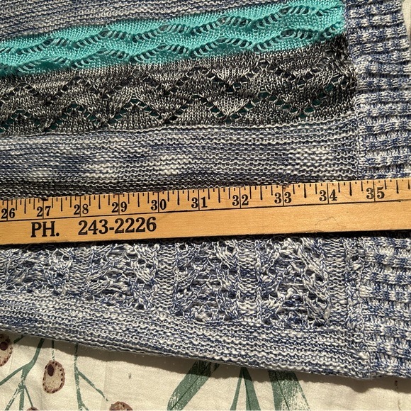 New Direction Open Front Cardigan Sweater Size L - Picture 8 of 8